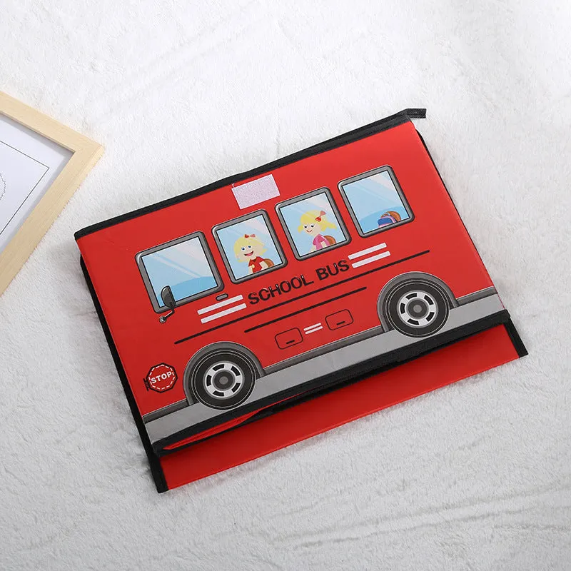 Waterproof Foldable Cartoon Car Storage Box, HG0136