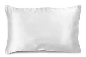 White SILK PILLOWCASE - 51X76CM